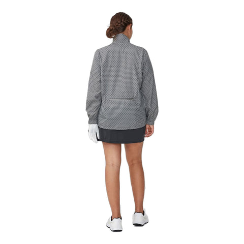 Pocket Wind Jacket Geo Comb Black Damen