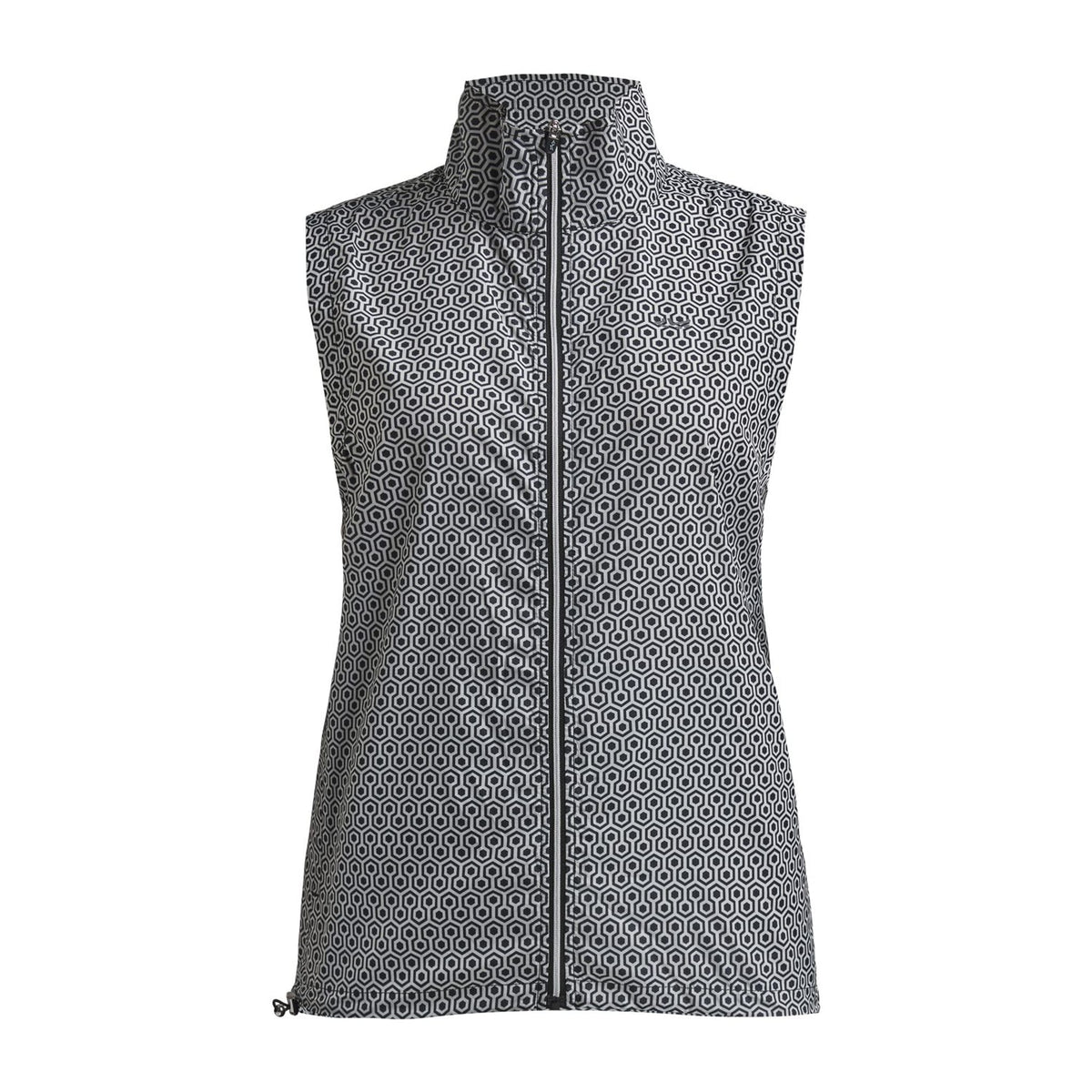 Pocket Wind Vest Geo Comb Black