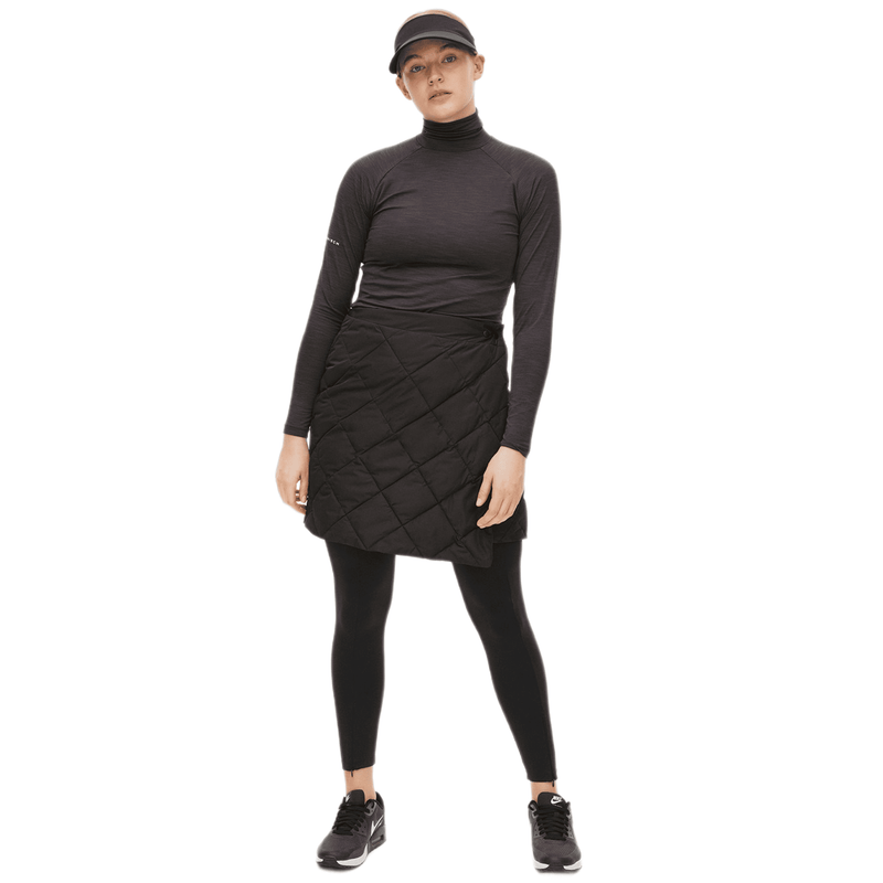 Röhnisch Evelyn Quilt Golf Rock Schwarz Damen Damen