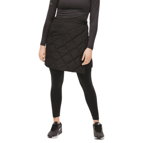Evelyn Quilt Golf Rock Schwarz Damen