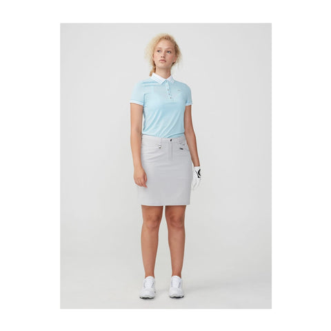 Skort Comfort Stretch Silber Gray