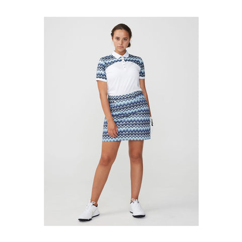 Move Skort Zigzag Blue