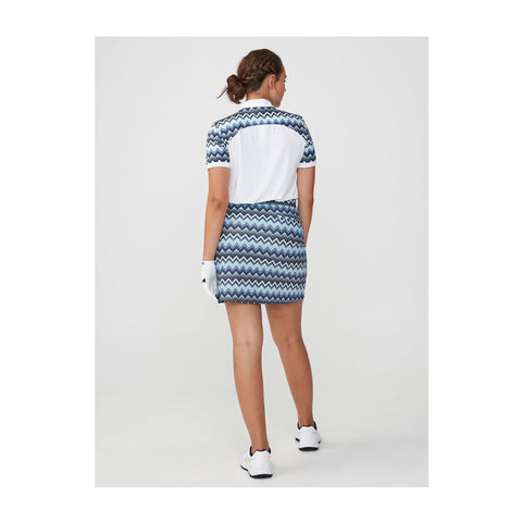 Move Skort Zigzag Blue