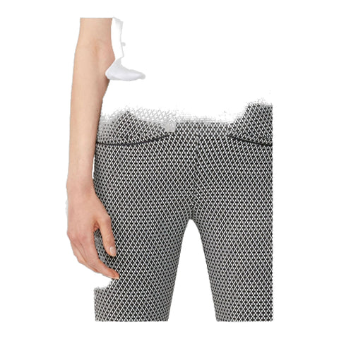 Bermuda Smooth Black/White Check Damen