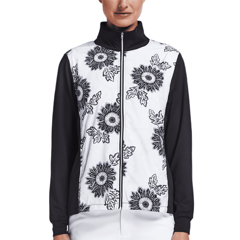 Jacke Swing Schwarz Massai Flower