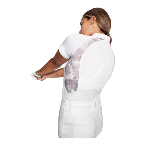 W Sophie SS Polo Nude Aqurelle Damen