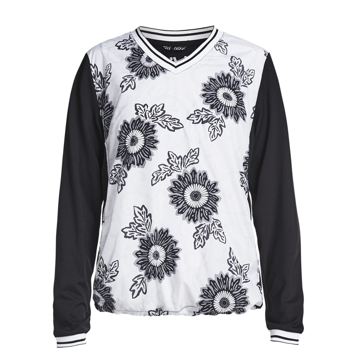 Pullover Swing Schwarz Massai Flower