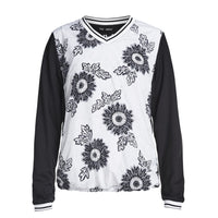 Pullover Swing Schwarz Massai Flower