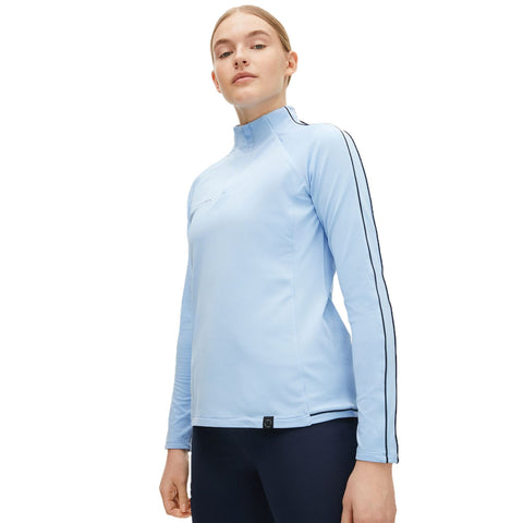 Serena Golf Layer Half Zip Powder Blue Damen