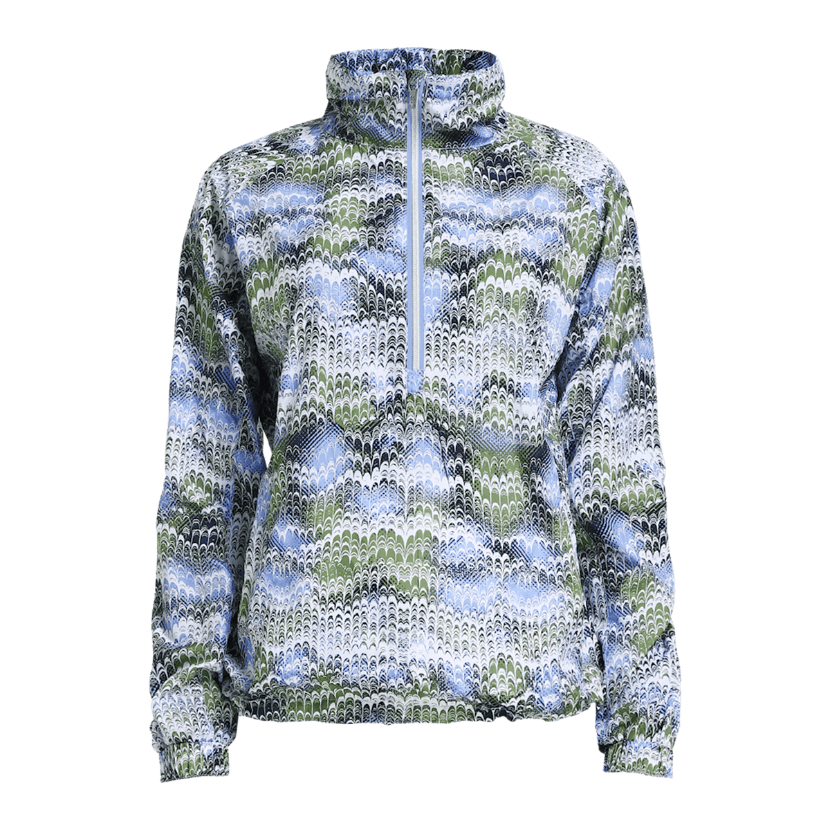Half Zip Marta WB Blau Shell Ocean Ripple