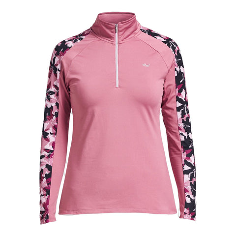 Warming Half Zip Blush Damen