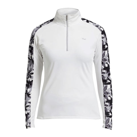 Warming Half Zip Off White Damen