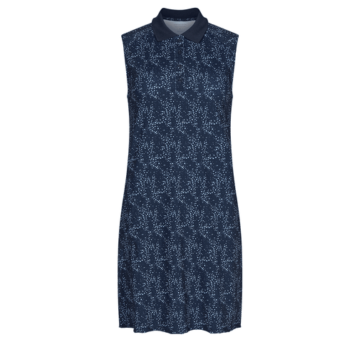 Rumie Golf Kleid Damen Space Dot Navy
