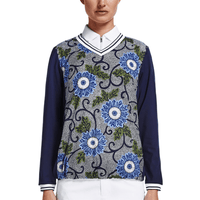 Pullover Swing Blau Massai Flower