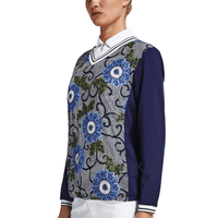 Pullover Swing Blau Massai Flower