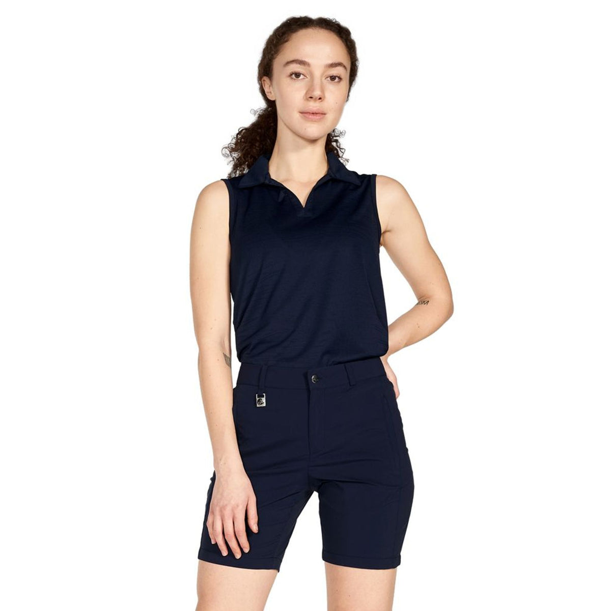 Röhnisch W Zoey SL Polo Navy Damen