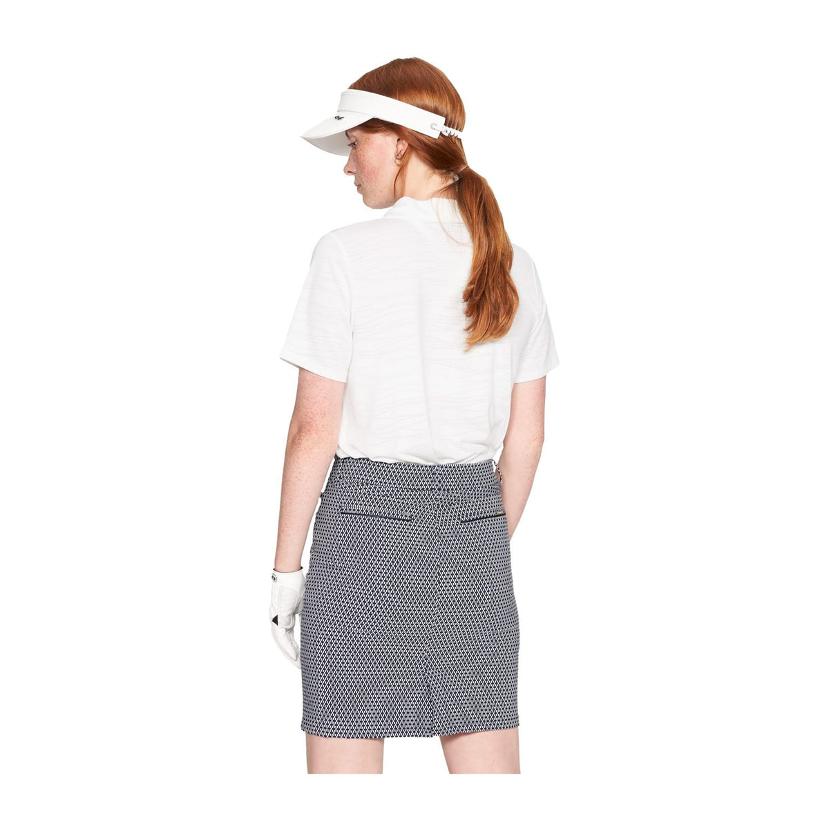 W Zoey SS Polo White