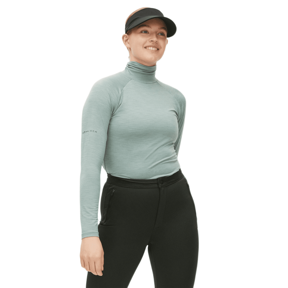 Röhnisch Hailey Golf Polo Langarm Ice Green Damen Damen