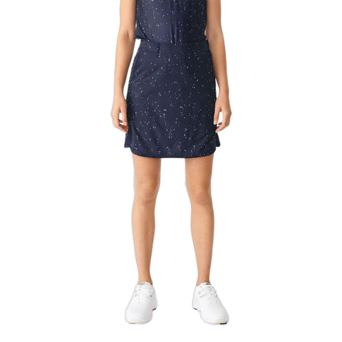 Kiana Golfrock Navyblau Micro Spot Damen Damen