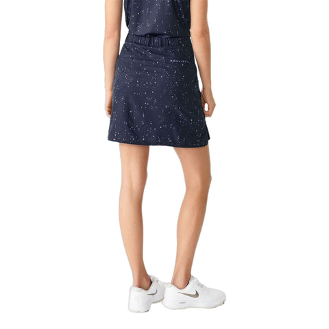 Kiana Golfrock Navyblau Micro Spot Damen Damen