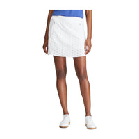 Ralph Lauren W Eyelet Skirt White Damen