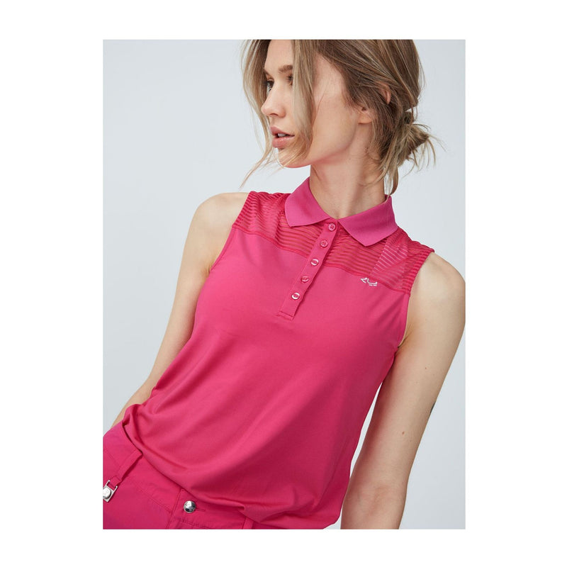 Röhnisch Miko SL Polo Fuchsia Damen