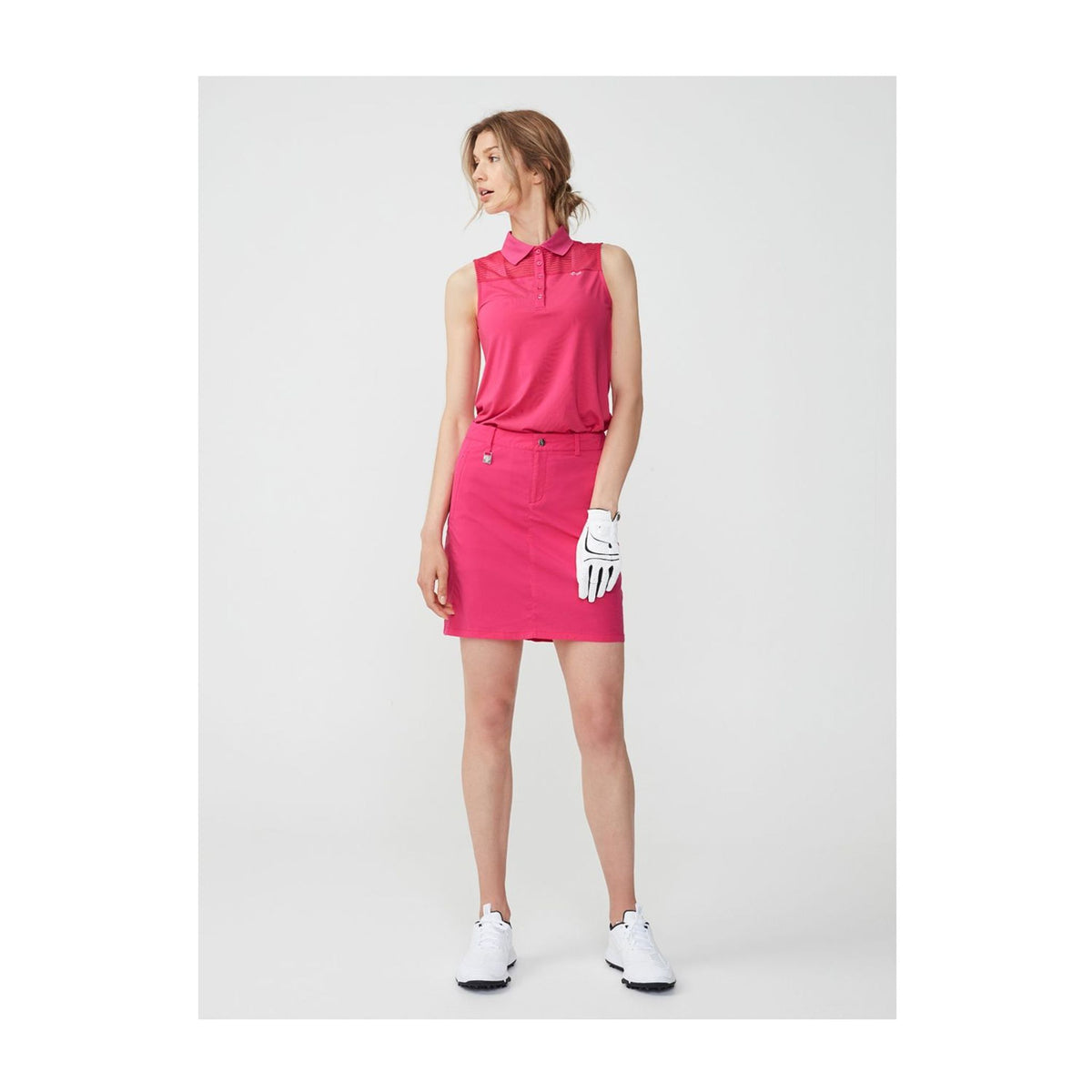 Röhnisch Miko SL Polo Fuchsia Damen