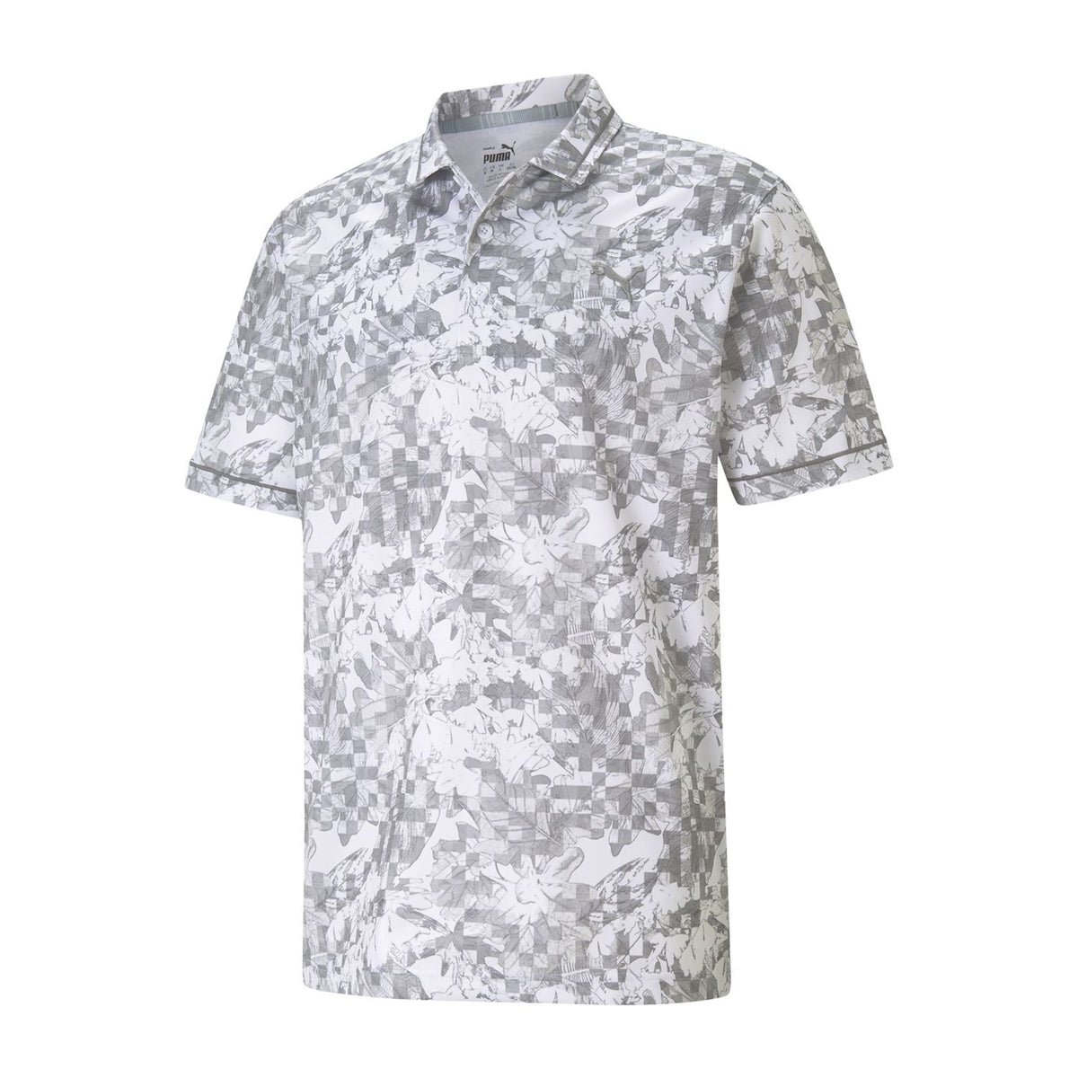 Tech Pique Botanical Polo