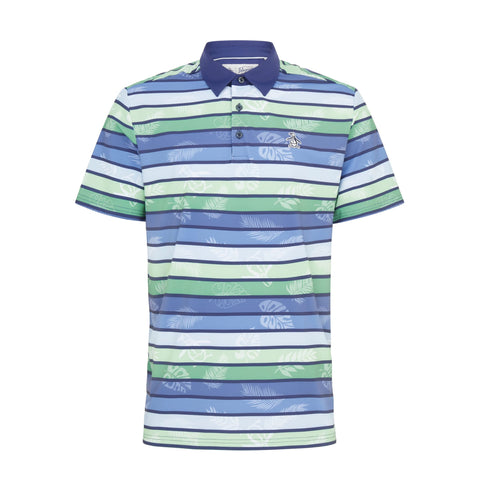 Original Resort Stripe Print Golf Polo
