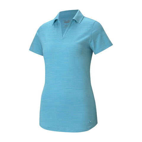 W Cloudspun Free SS Polo Scuba Blue