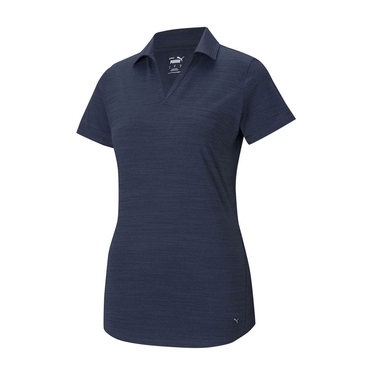 Puma W Cloudspun Free SS Polo Navy Damen