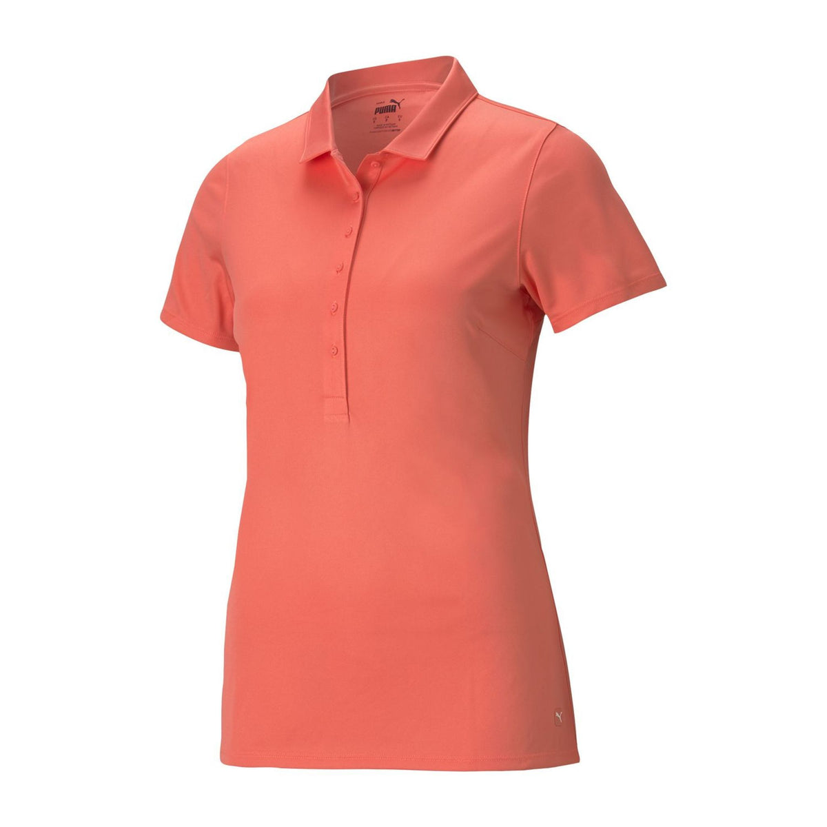 Puma W Rotation SS Polo Peach Damen