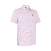 Original Penguin Polo SS Retro Geo Print Herren