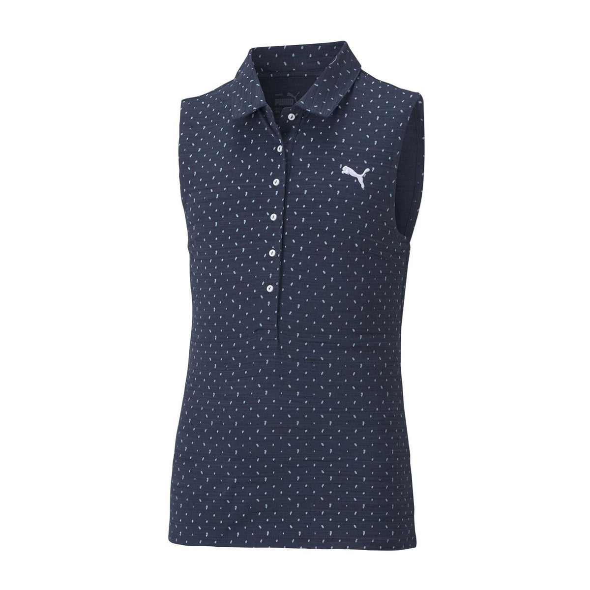 Puma Polo Cloudspun Polka SL Mädchen Navy Blazer Damen