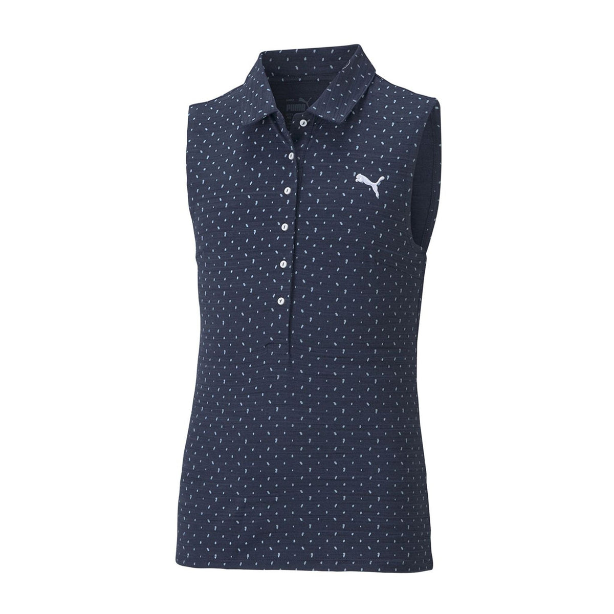 Puma Polo Cloudspun Polka SL Mädchen Navy Blazer Damen