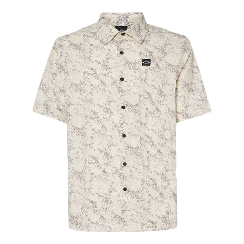 Sand Camo Woven Golf Polo Herren