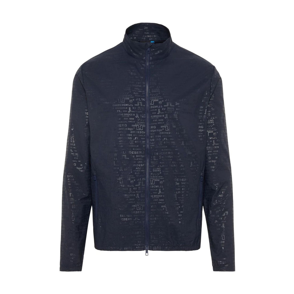 J. Lindeberg M Wind Tech Jacke Felix Deboss Navyblau Herren