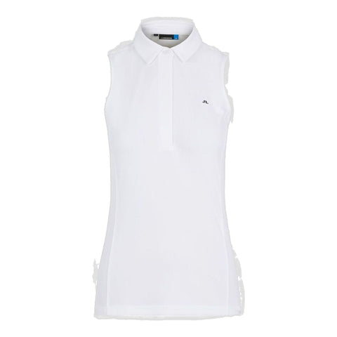 W Dena-TX Jersey Polo White Damen
