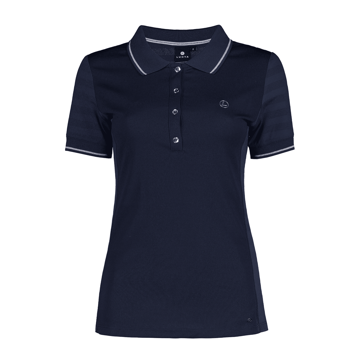 Luhta W Polo Shirts Eriksdal Dark Blue Damen