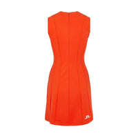 J. Lindeberg W Jasmin Lux Sculpt Kleid Tomato Red Damen