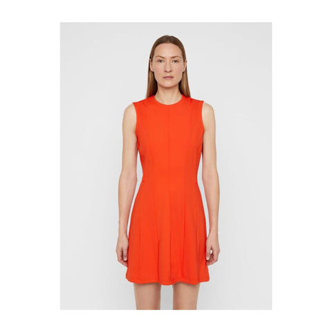 W Jasmin Lux Sculpt Kleid Tomato Red