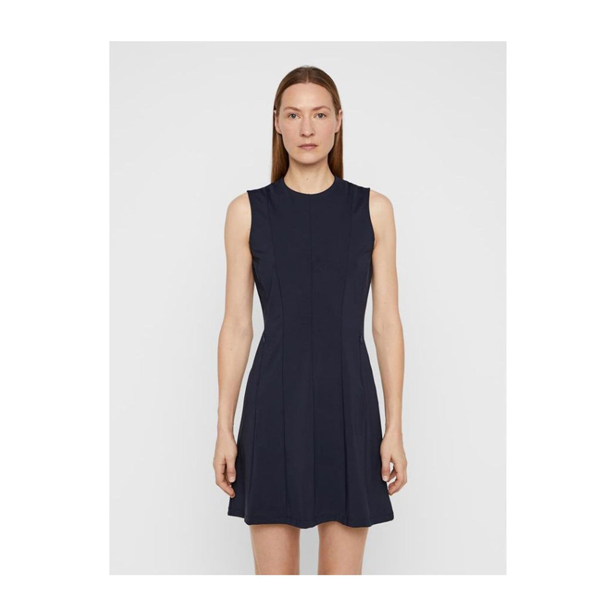 J. Lindeberg W Jasmin Lux Sculpt Kleid Jl Navy Damen