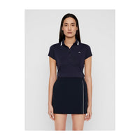 W Alve-Cotton Poly Polo Navy Melange