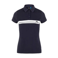 J. Lindeberg W Orla-TX Jersey Recycled Polo Jl Navy Damen