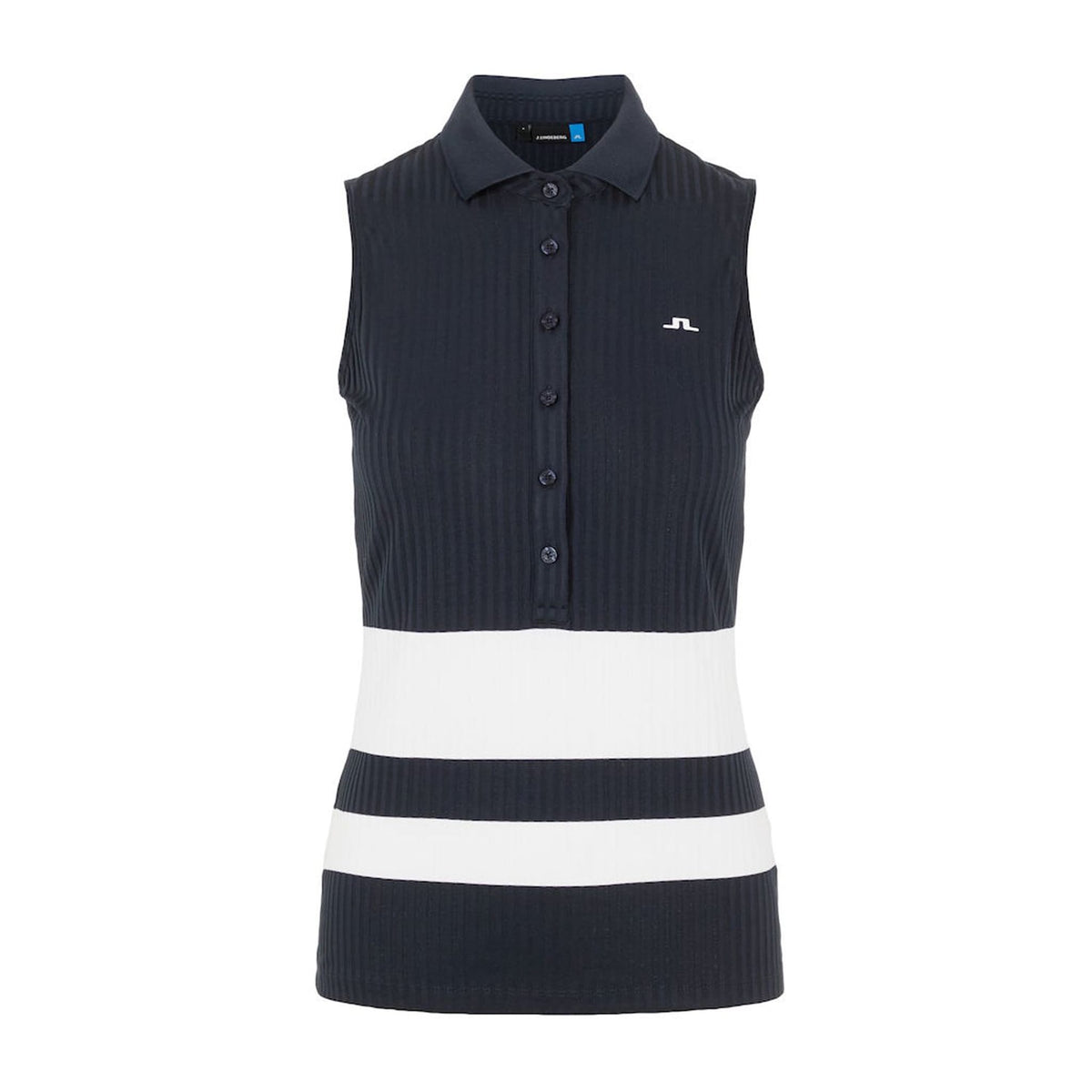 W Nora-Rib Jersey Polo Jl Navy