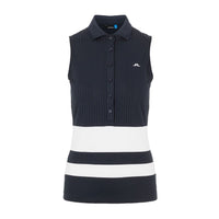 W Nora-Rib Jersey Polo Jl Navy
