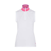 J. Lindeberg W Audrey TX-Jersey SS Polo White Damen