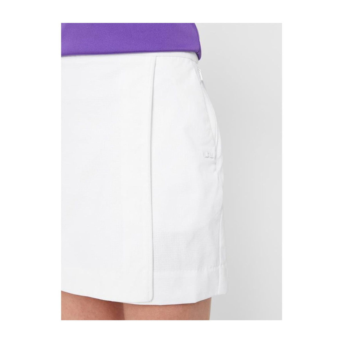 J. Lindeberg W Semina Skirt High Vent White Damen