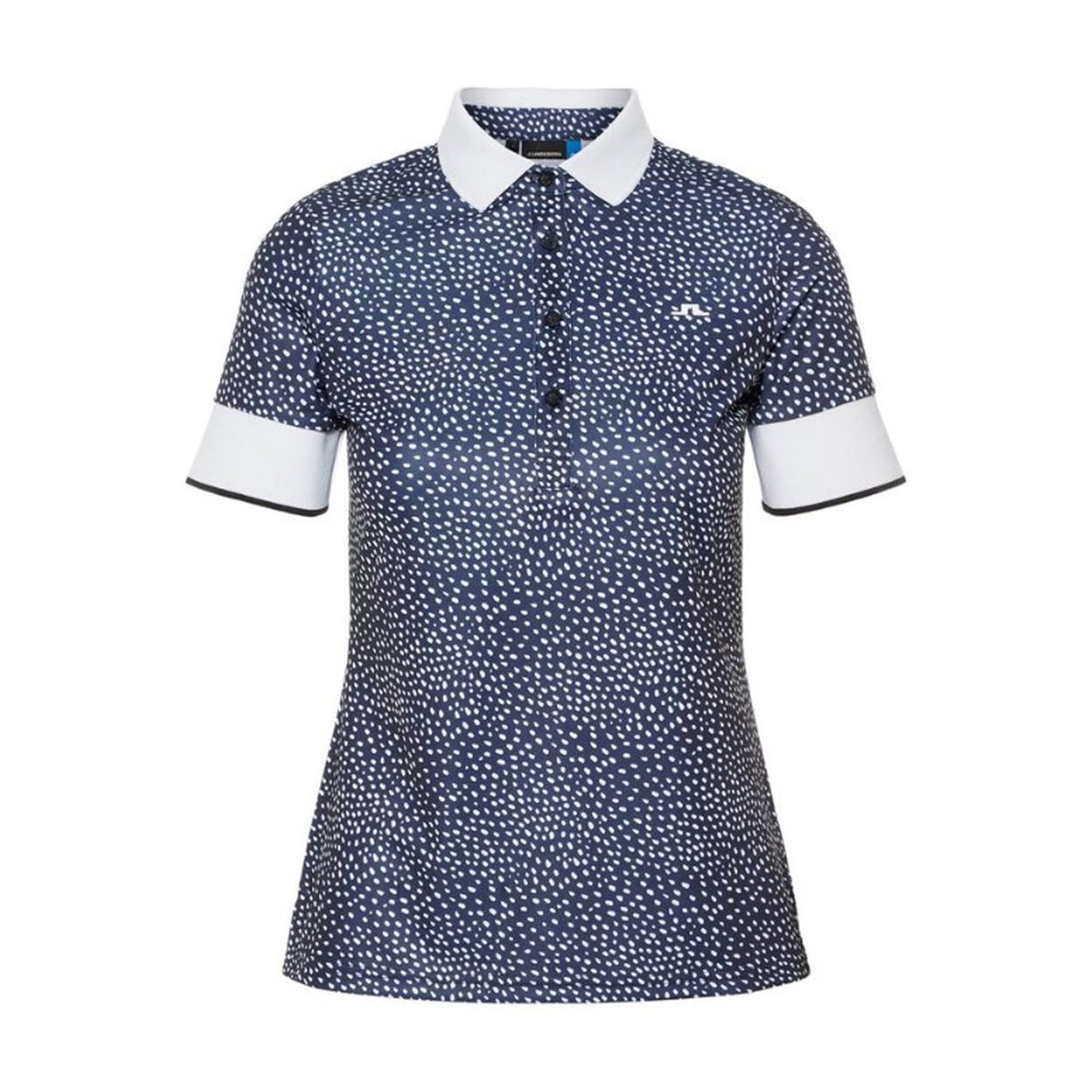 W Lexie-TX Coolmax Polo White Dot