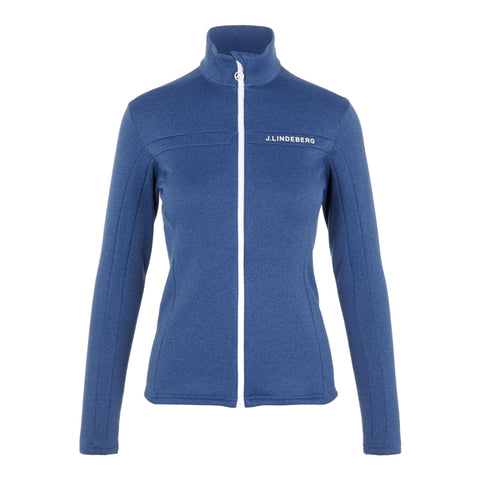 W Mid Layer Flora Mitternachtsblau/Melange Damen